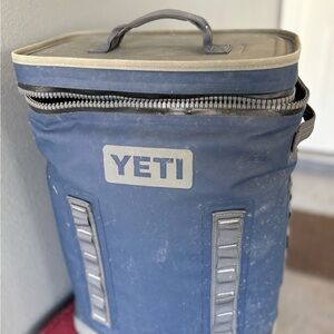 YETI Navy Backpack Cooler